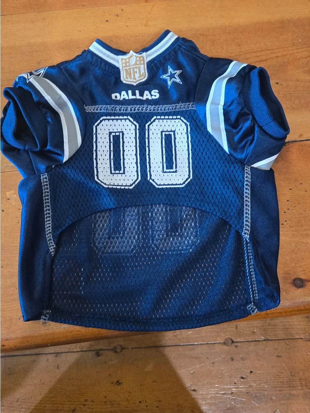 Dog Dallas Cowboys Navy Mesh Jersey Top
